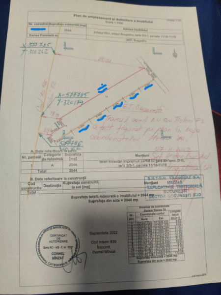 Teren de vanzare Bragadiru str Salciei 