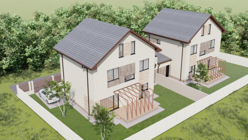 Vila/Casa Individuala Parter+Etj1+Mansarda si Garaj id nr 68