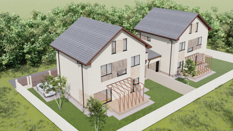 Vila/Casa Individuala Parter+Etj1+Mansarda si Garaj id nr 68
