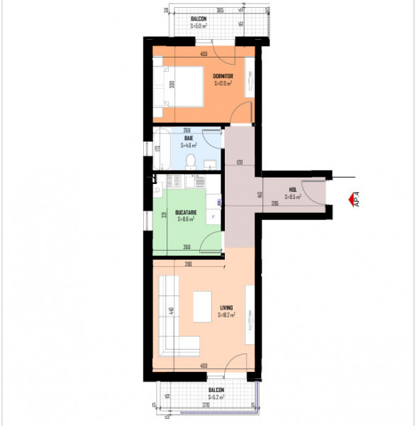 Vanzare/Apartament Nou 2 camere/Cartierul Independentei/