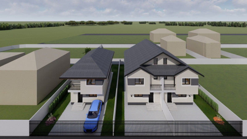 Vanzare Vila /Duplex P+1+M Bragadiru-Incalzire in pardoseala id nr 7