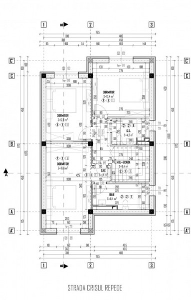 Vanzare Individuala P+1+Pod /4 camere/str Celofibrei-Crisul Repede id nr 27