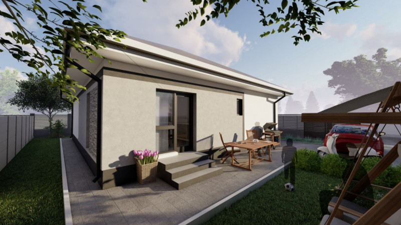 Casa/Vila Individuala/Varteju-Magurele 4 camere incalzire in pardoseala
