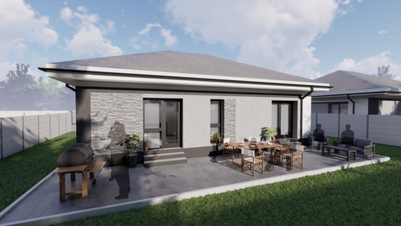 Casa/Vila Individuala/Varteju-Magurele 4 camere incalzire in pardoseala