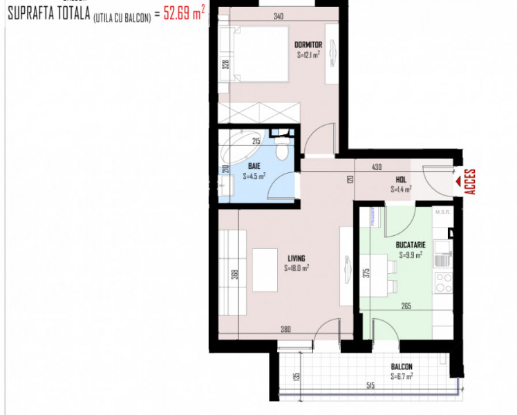 Apartament 2 camere /Bragadiru-Cartierul Independentei