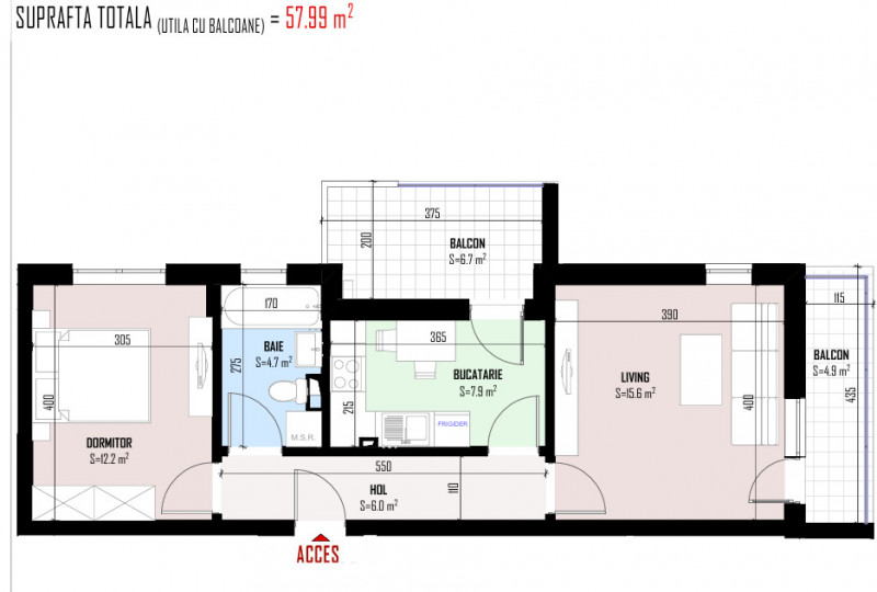 Vanzare Apartament 2 camere /Bragadiru-Cartierul Independentei