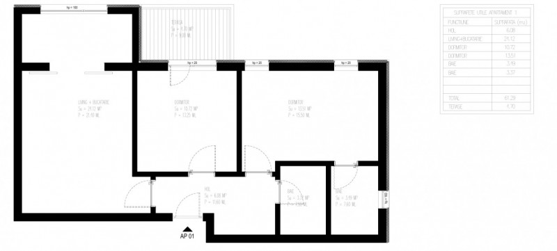 Apartament 3 camere 2 bai /Bragadiru-Cartierul Independentei