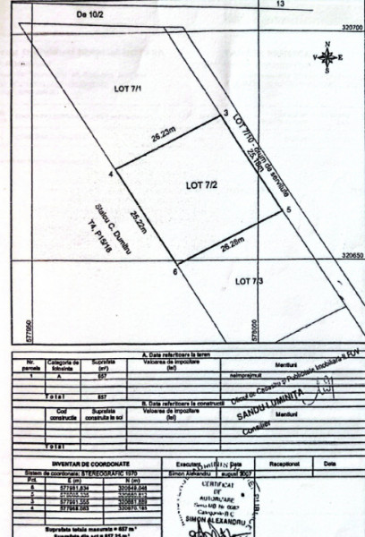 Teren de vanzare strada Curcubeului-Bragadiru Central