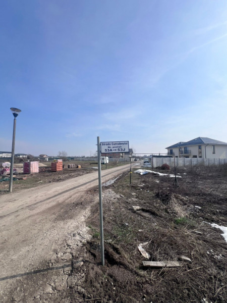 Teren de vanzare strada Curcubeului-Bragadiru Central