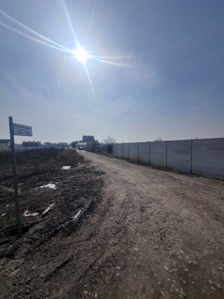 Teren de vanzare strada Curcubeului-Bragadiru Central