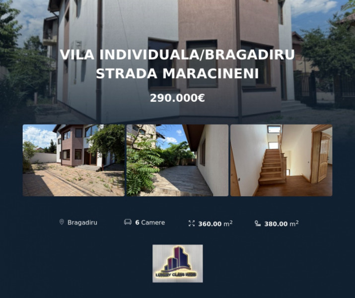 Vila Individuala/Bragadiru strada Maracineni