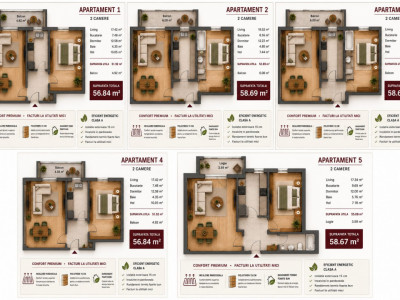 Apartament 2 camere/Bragadiru-Cristalului