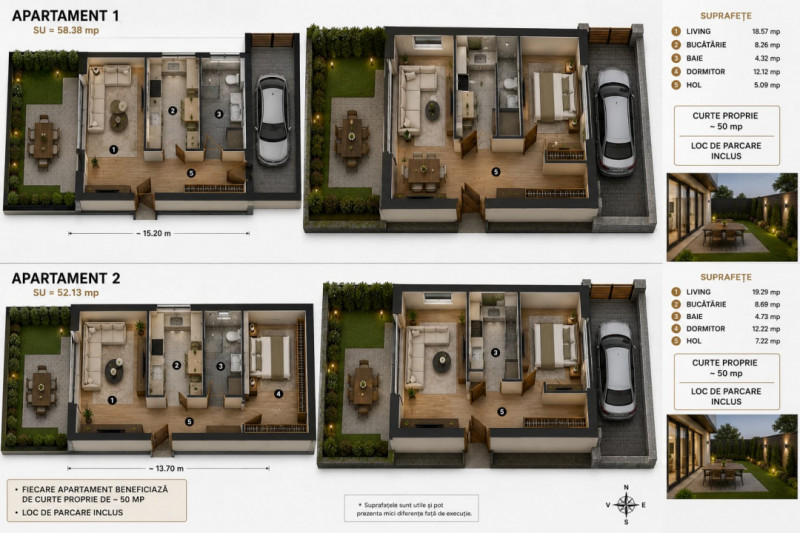 Apartament 2 camere Cristalului-Bragadiru