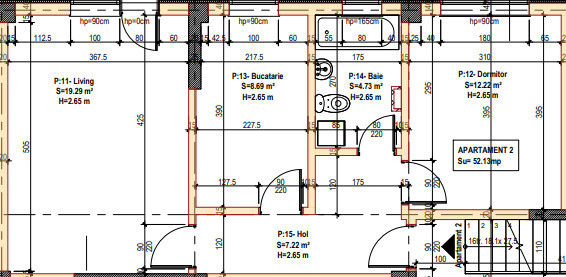 Apartament 2 camere/Bragadiru-Cristalului