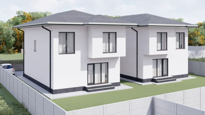 Vila Individuala /Incalzire in pardoseala/300 mp teren