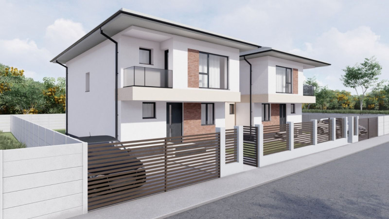 Vila Individuala /Incalzire in pardoseala/300 mp teren